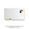 tarjetas personales horizontal boleada 2 lados