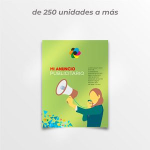 afiches tamaño 50 por 35 centimetros impreso em papel couche