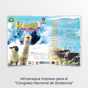 afiche impreso para un congreso nacional de zootecnia