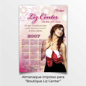 afiche impreso para una boutique