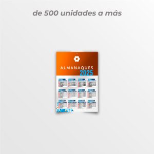 almanaques 35x25 centimetros vertical
